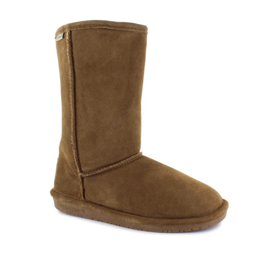 BEARPAW Emma Tall Suede Shearling Lined Winter Boot Sz 7